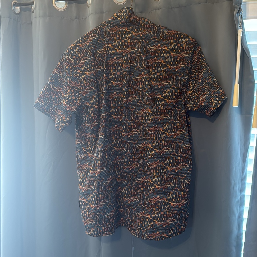 Patagonia Geometric Pattern Shirt - Blue, Orange, Yellow - Picture 3 of 3